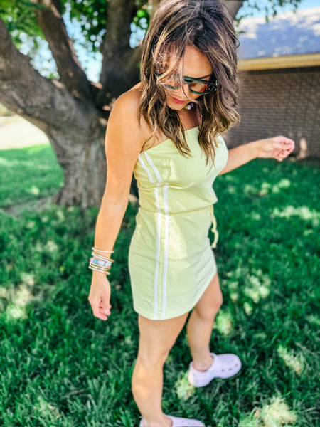 Lemonade Strapless Athletic Dress