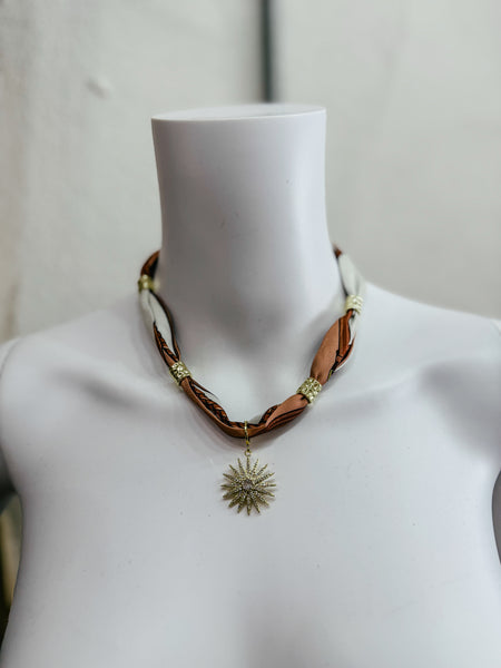 Rich Scarf Charm Necklace Dakota