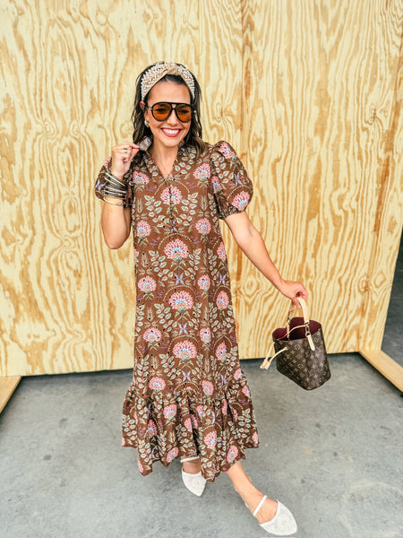 Andrea Floral Maxi Dress