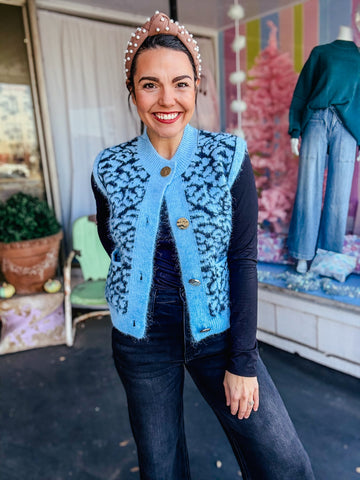 Snow Leopard Vest
