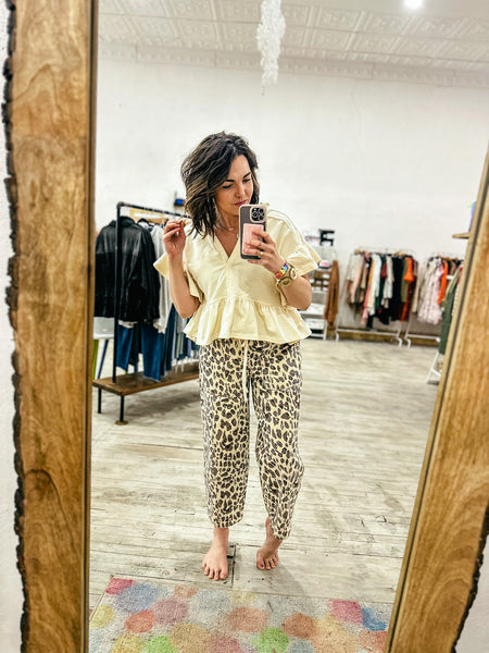 Spring Leopard Pant