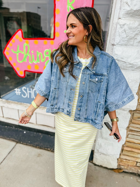 Denim Cape