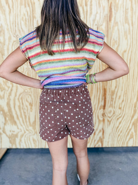 Maple Polka Dot Skort