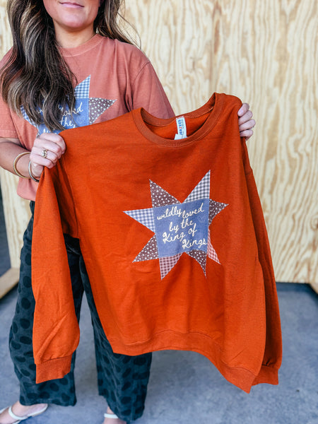 Quilt Patch Wildly Loved By The King Graphic Apparel