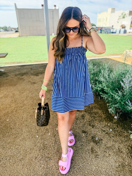 Karlee Stripe Mini Dress