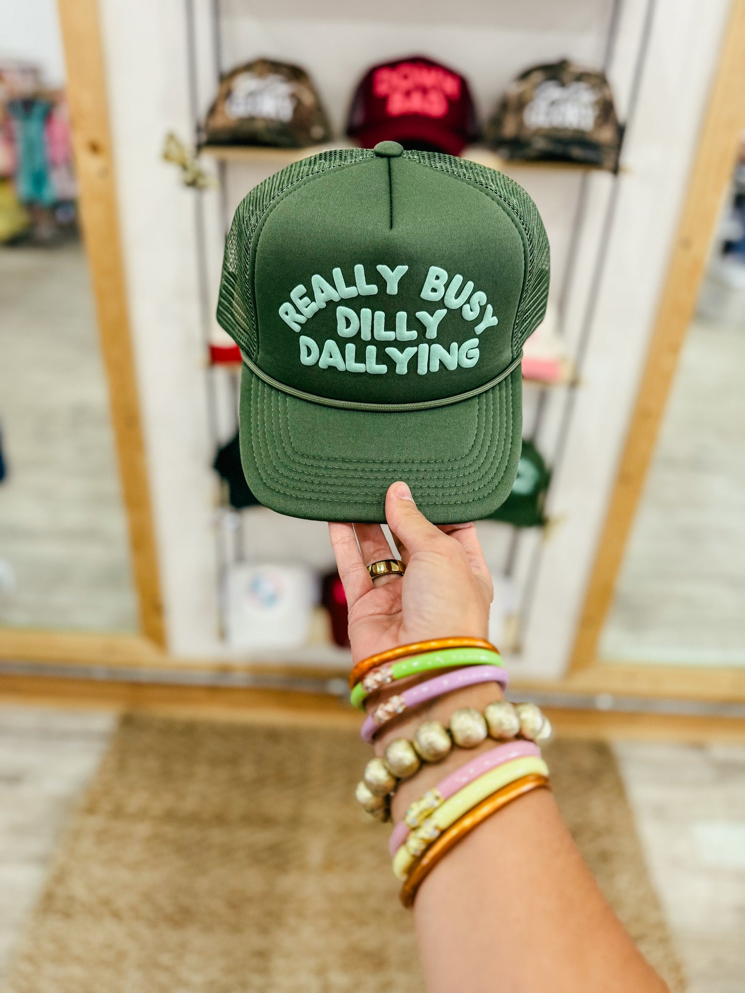 Dilly Dally Trucker Hat