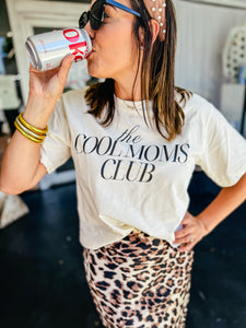 Cool Mom Club Cream Graphic Tee
