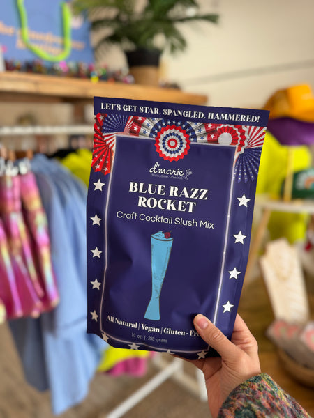 Craft Cocktail Slush Mix Blue Razz Rocket