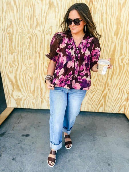 Blackberry Bloom Blouse