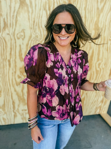 Blackberry Bloom Blouse