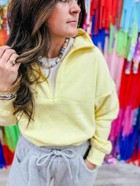 Abby Half Zip Pullover