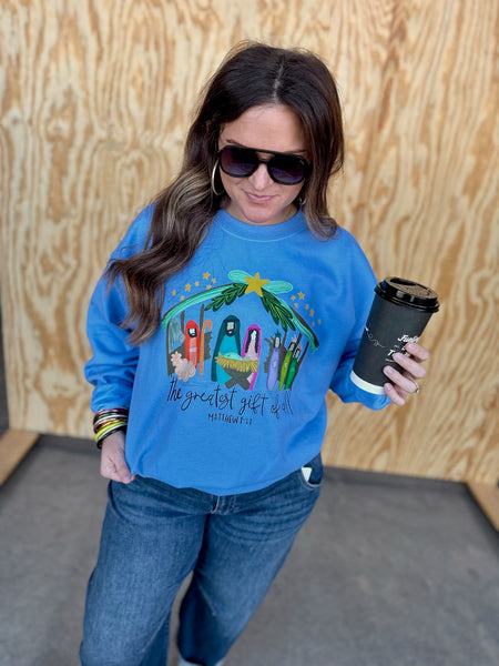 The Greatest Gift of All Chirstmas Sweatshirt