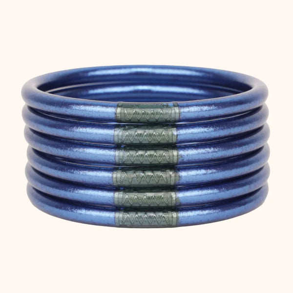 All Weather BuDhahGirl Bangle (set of 6) Marine Small