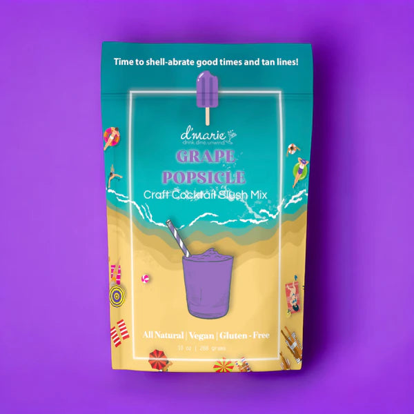Craft Cocktail Slush Grape Popsicle