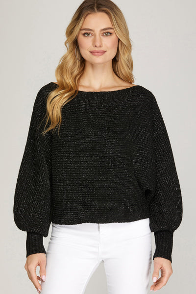 Shimmer Chunky Sweater    