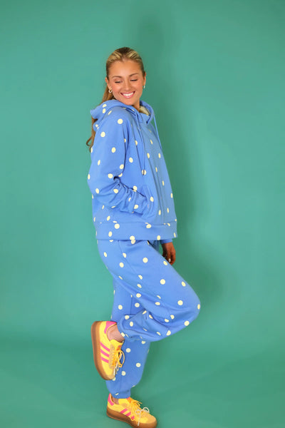 Blue Polka Dot Set