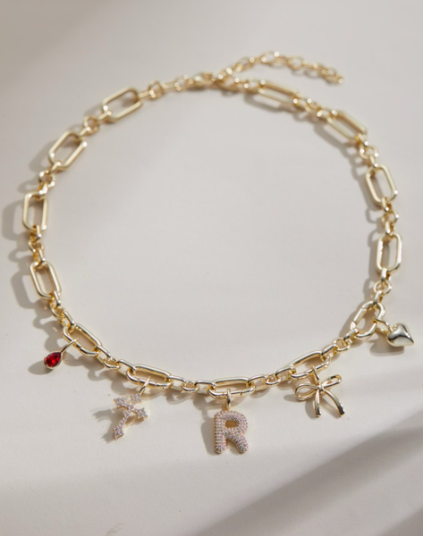 The Sis Kiss - Collectors Charm Necklace Designed for Charms Gold | Silver