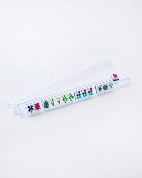 Oh My Mahjong - Clear Acrylic Rack and Pusher Set