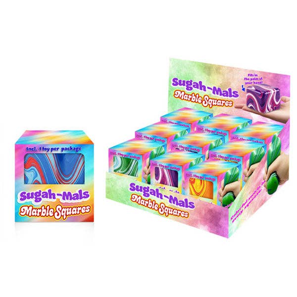 Mystery One-of-a-Kind Marble Sugar Cube Squishy
