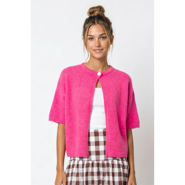 Hot Pink Gracie Cardigan