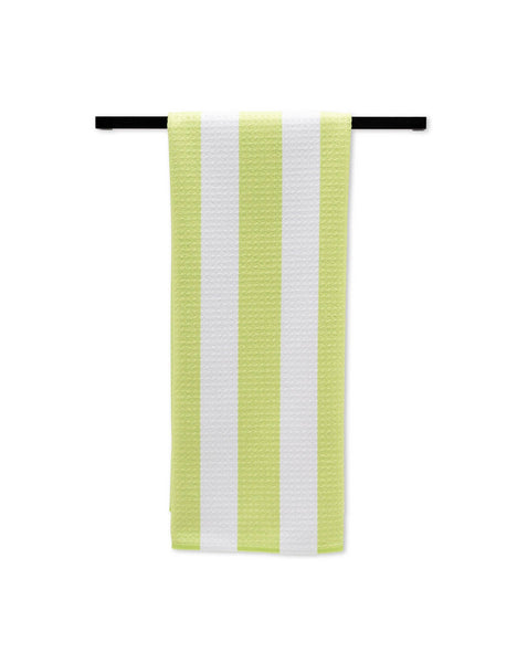 Geometry - Summer Bold Green Tea Towel