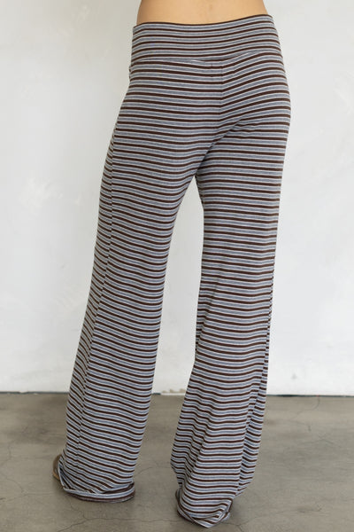 Langstong Brown and Grey Multi Stripe Set