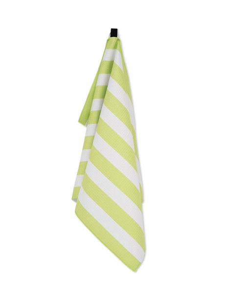 Geometry - Summer Bold Green Tea Towel