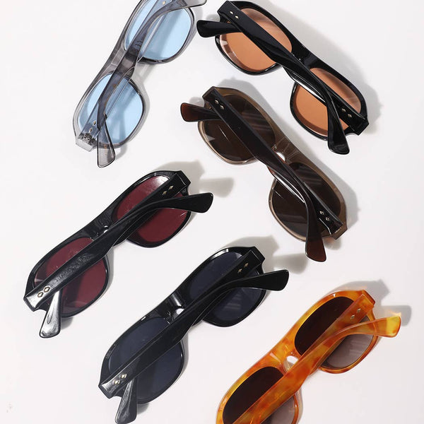 Women's Oval Frame Tinted Lense Sunglasses