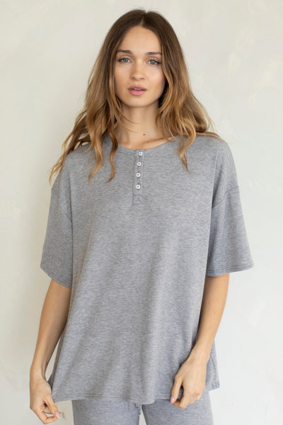 Feather Light Henley Tee