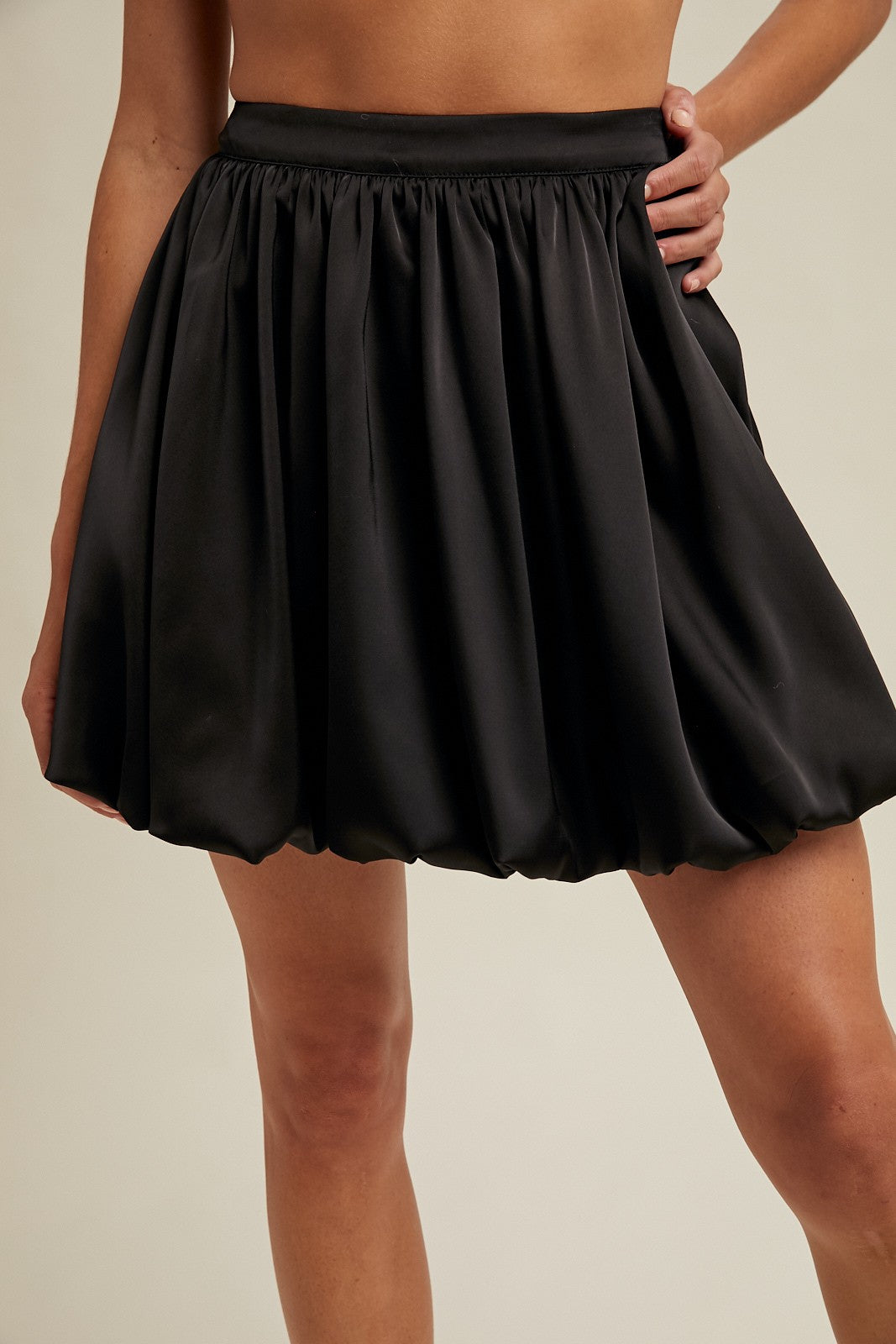 Bubble Skirt: Red and Black