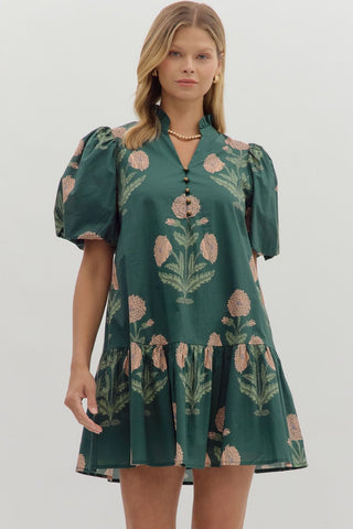 Jewel Patterned Dress