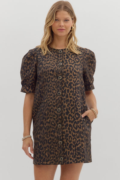 Jilliane Leopard Dress