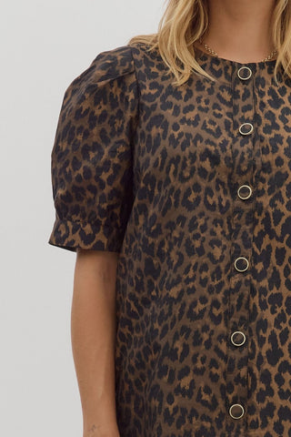 Jilliane Leopard Dress
