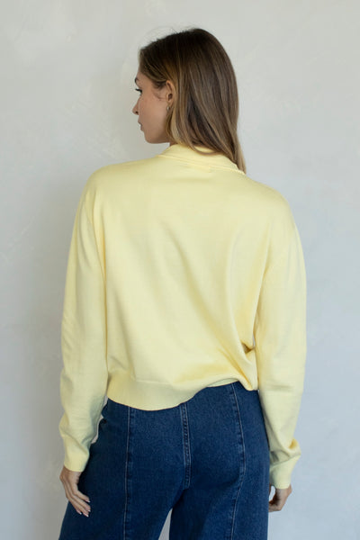 Aven Butter Yellow Cardigan