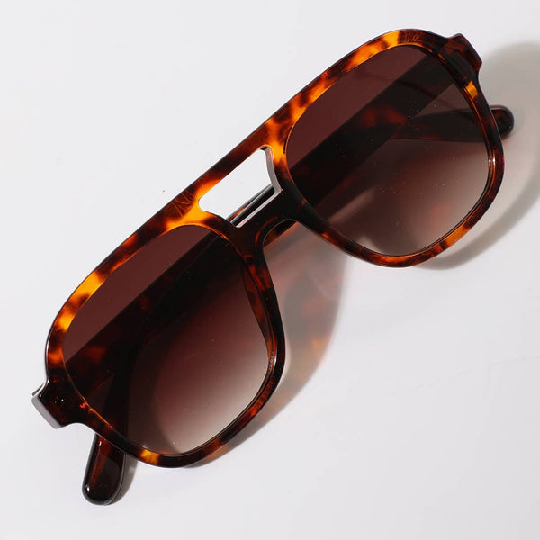 Unisex Retro Square Aviator Style Color Lense Sunglasses