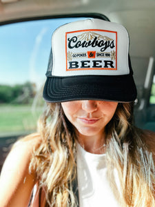 Cowboys and Beer Trucker Hat