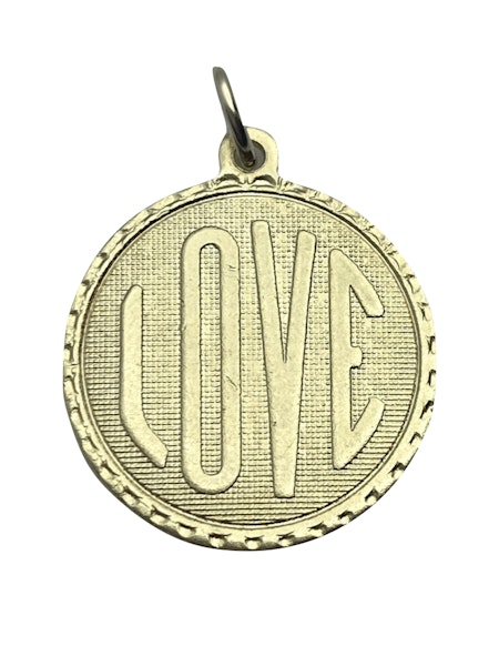 Large Charm  Love Coin  