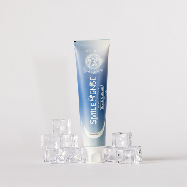 SmileSenseª Fluoride Toothpaste with BritePopª Technology Wellness