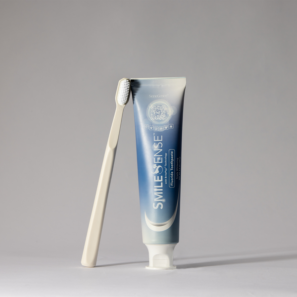 SmileSenseª Fluoride Toothpaste with BritePopª Technology Wellness