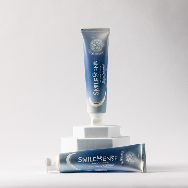 SmileSenseª Fluoride Toothpaste with BritePopª Technology Wellness
