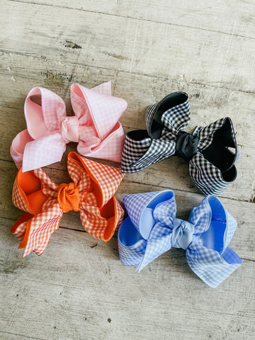 Gingham Specialty Bow    