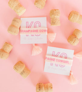 Champagne Cowgirl Happy Hands Bracelet